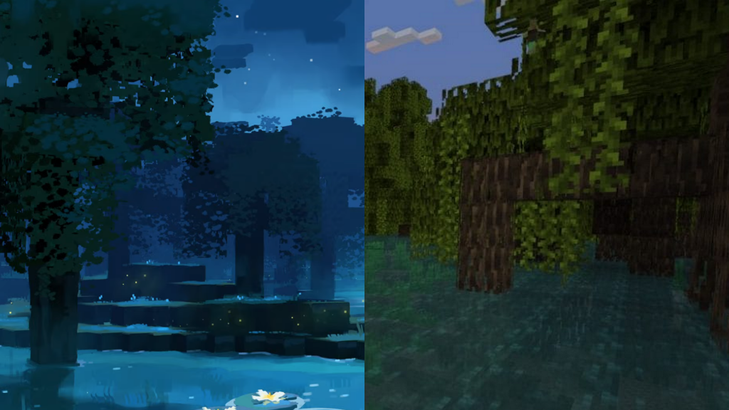 Both images courtesy of Mojang.